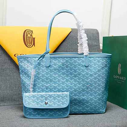 Goyard女包購物袋面料以麻，棉及大麻纖維混合織成