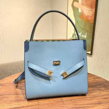 代買TB女包 托里伯奇Lee Radziwill Petite Double 包袋牛皮包