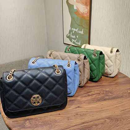 托里伯奇Willa小香風(fēng)菱格鏈條包 Tory Burch女包