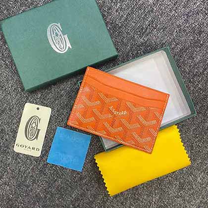 戈雅Y字狗牙名片包 Goyard簡約多卡位卡片包男女同款卡包