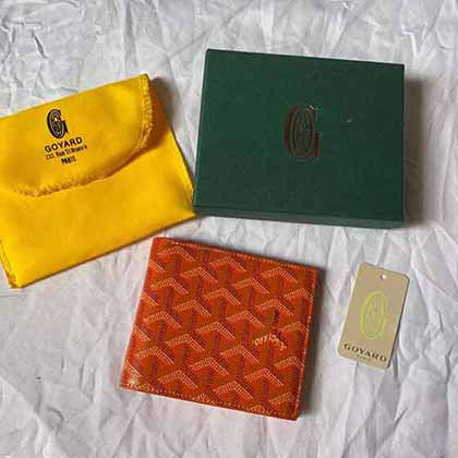 Goyard錢夾 戈雅Y字母短款錢包狗牙超薄真皮小巧零錢包