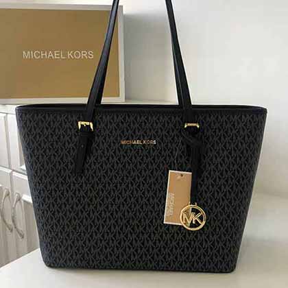 香港代買MK女包大容量托特包 夏季休閑真皮單肩包 通勤大包