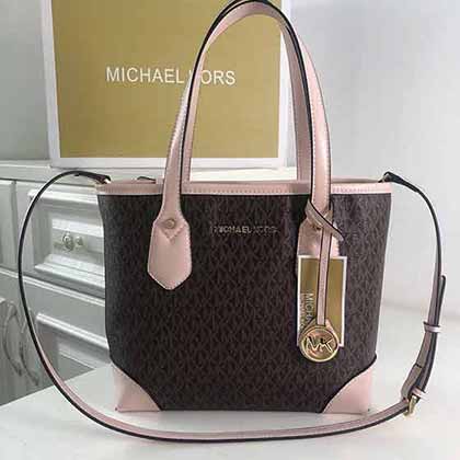 mk女包旗艦店官網(wǎng)老花購物袋托特包大容量通勤手提包