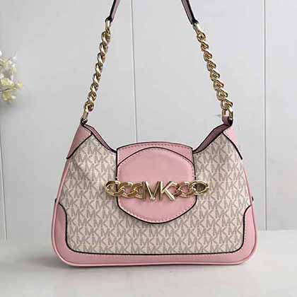 時下流行mk的女包，新秋冬季新款Hally小號老單肩包