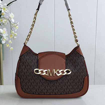 法國MK&ins女包包 新款復古時尚潮真皮斜挎包 高等感小眾單肩包