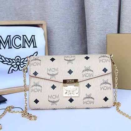 MCM女包 鏈條經典信封包 MWR中號單肩女