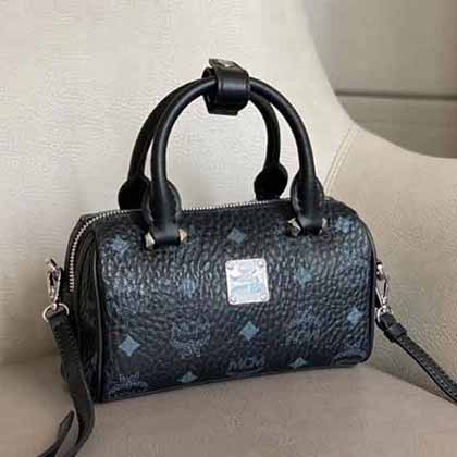 MCM代買新款枕頭包 迷你波士頓包 手提