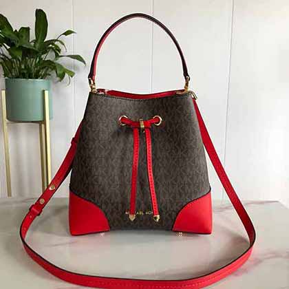 mk大品牌女包 國際品牌腋下包 新款大容量水桶包