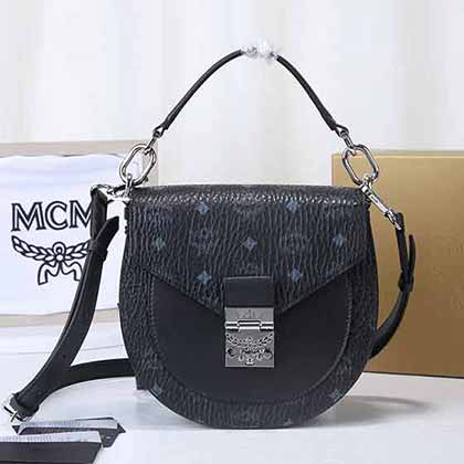 MCMmini小號(hào)郵差女包 復(fù)古印花小方包 