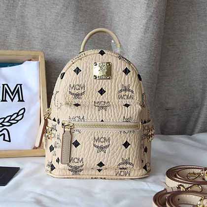 日本MCM新款經典縮小版mini小號女包 雙肩旅