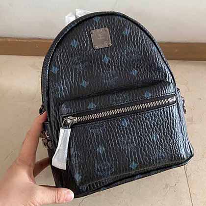 MCM女包 男女通用經典印花Stark系列中號雙肩包背包