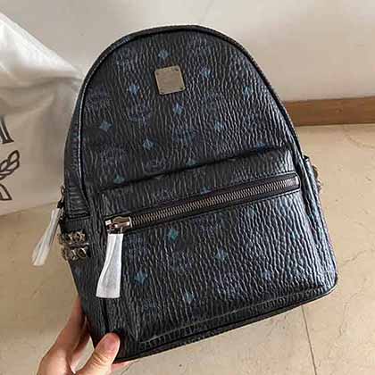 MCM STARK系列側(cè)釘雙肩包，小號(hào)