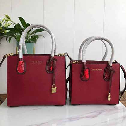 MK經典款女包 Mercer 中號老花托特包手提單肩斜挎包