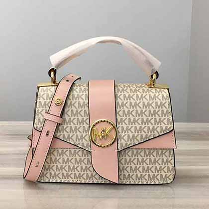 MK女包 Jessie酒神中號老花信封郵差包 單肩斜挎包