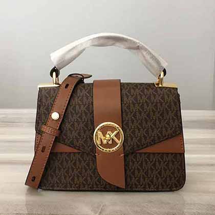法國大品牌MK女包輕奢真皮手提包百搭大容量單肩斜挎包