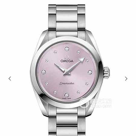 歐米茄海馬系列Aqua Terra女士手表環鑲璀璨美，詮釋精