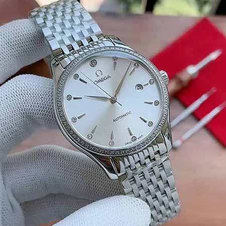 歐米茄精品推存瑞士男機械手表，高等西鐵城械芯三針男