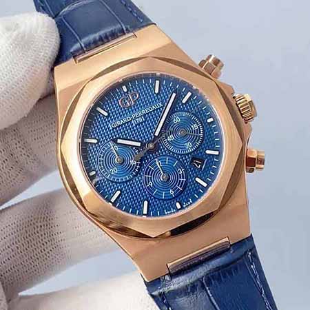 海淘折扣網GirardPerregaux芝柏桂冠系列42毫米計時