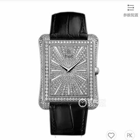 瑞士大品牌機械手表伯爵新修正版本爵滿天星方形鑲鉆