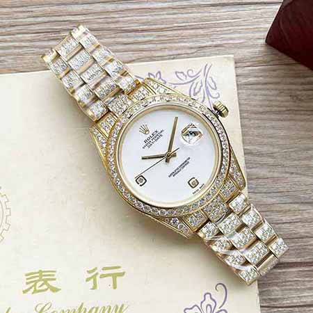 男士滿日志復(fù)刻高版本！ROLEX（勞力士）18k納米電鍍工藝！