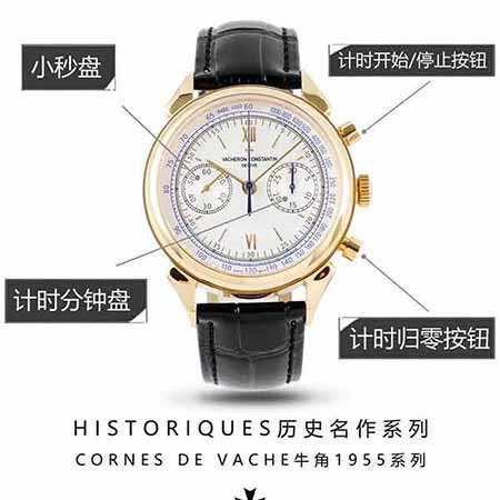 江詩(shī)丹頓HISTORIQUES歷史名作牛角1955系列手表