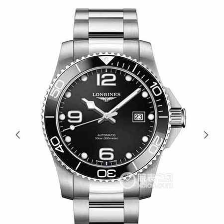 浪琴41mm康卡斯膠帶款男士手表，精良復刻！