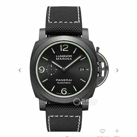 名品專賣網沛納海Luminor Marina夜光涂層廬米諾系列手表